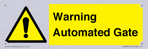 Warning Automated Gate